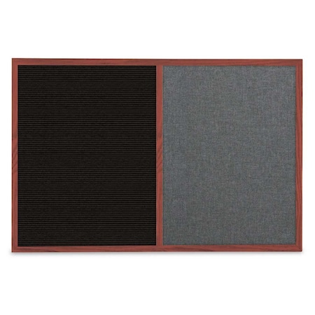 Slim Style Indoor Enclosed Corkboard,36